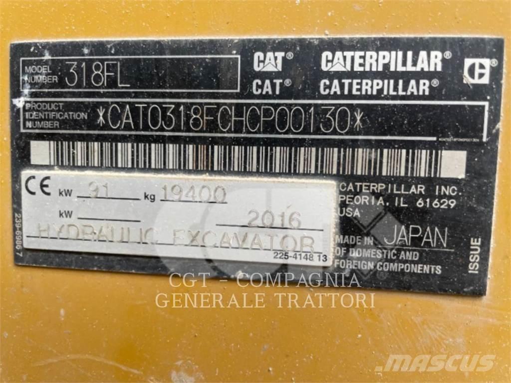CAT 318F Crawler excavators