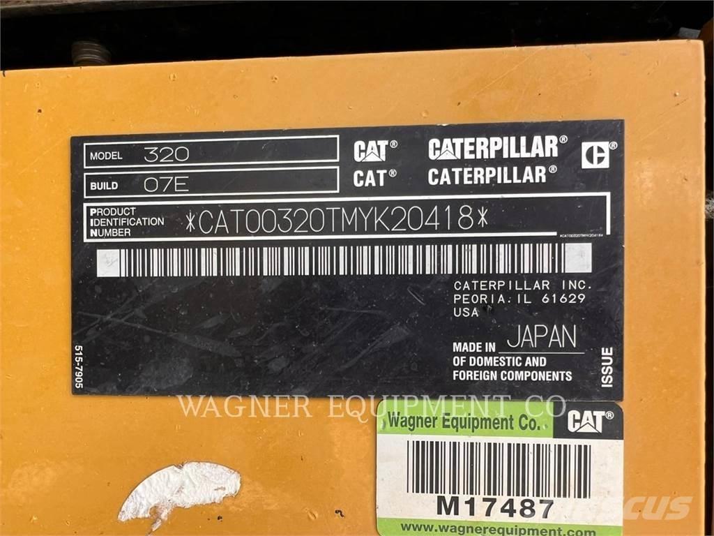 CAT 320 Crawler excavators