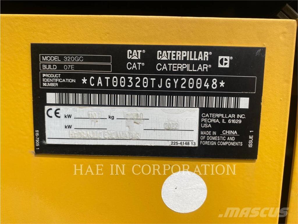 CAT 320-07GC Crawler excavators