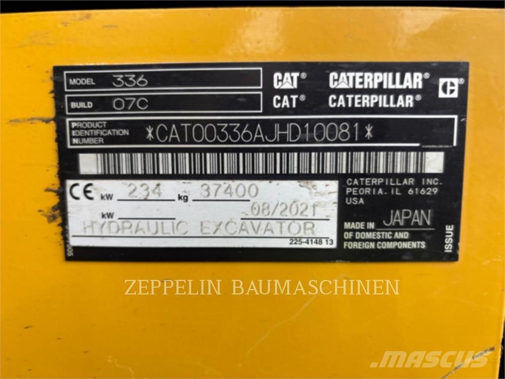 CAT 336-07C Crawler excavators