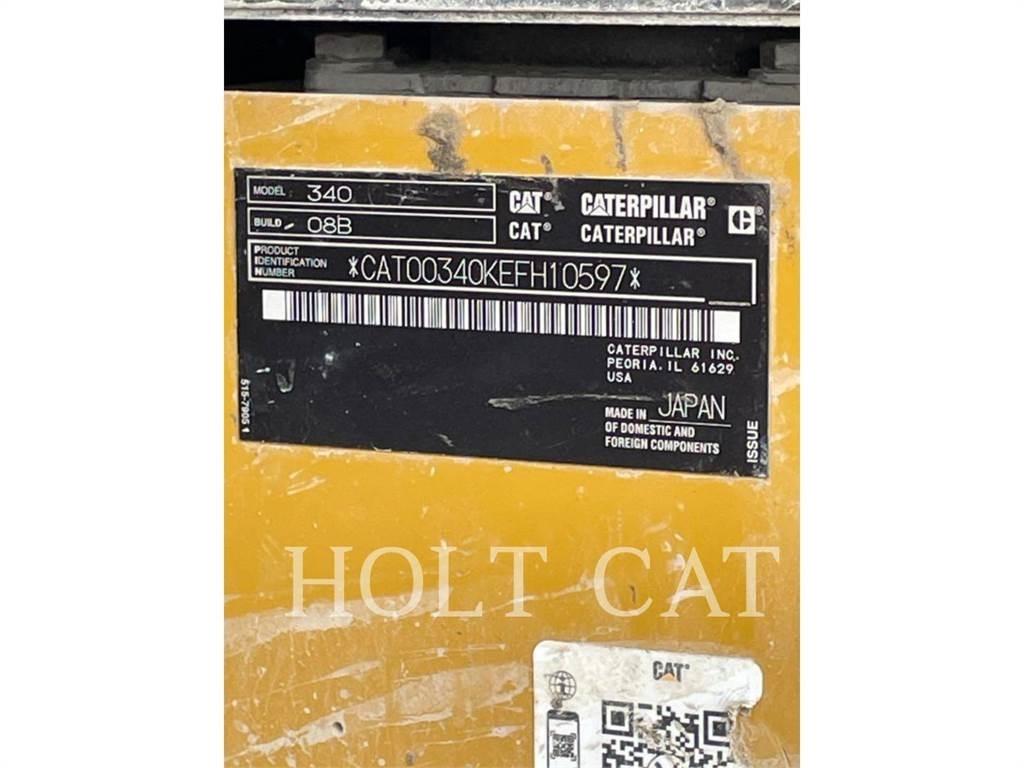 CAT 340 12 TC Crawler excavators