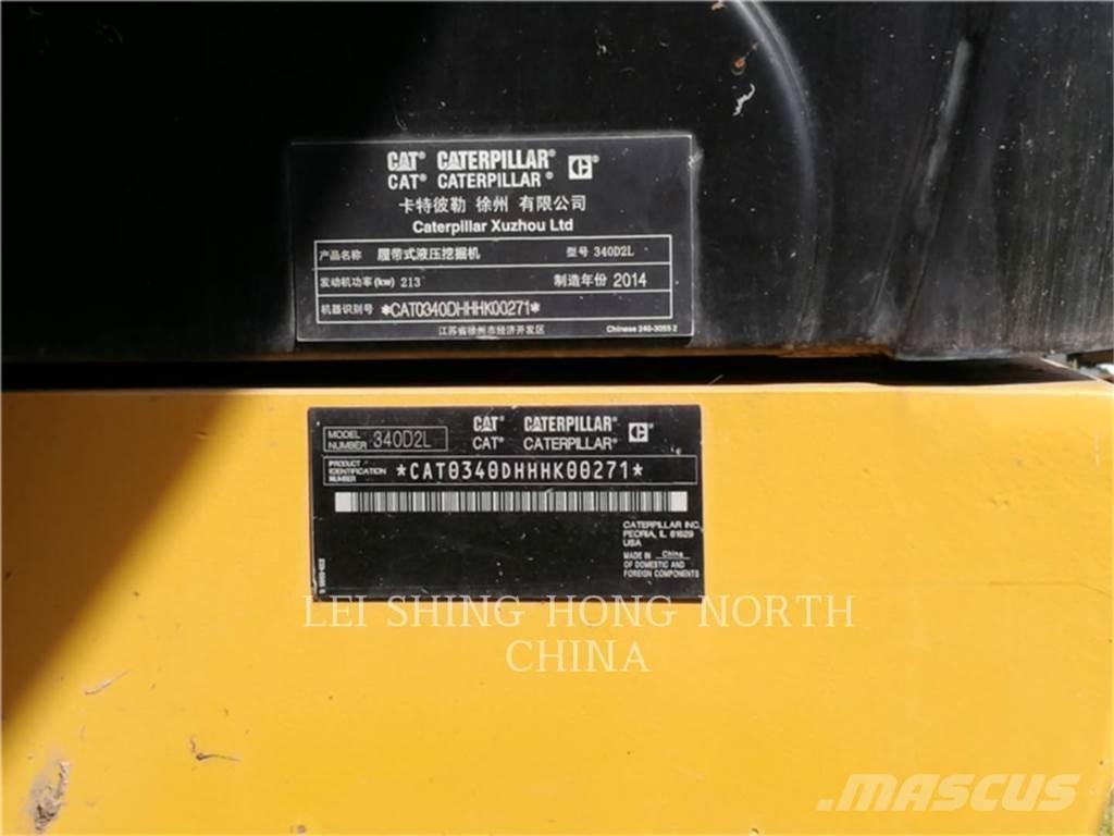CAT 340D2L Crawler excavators