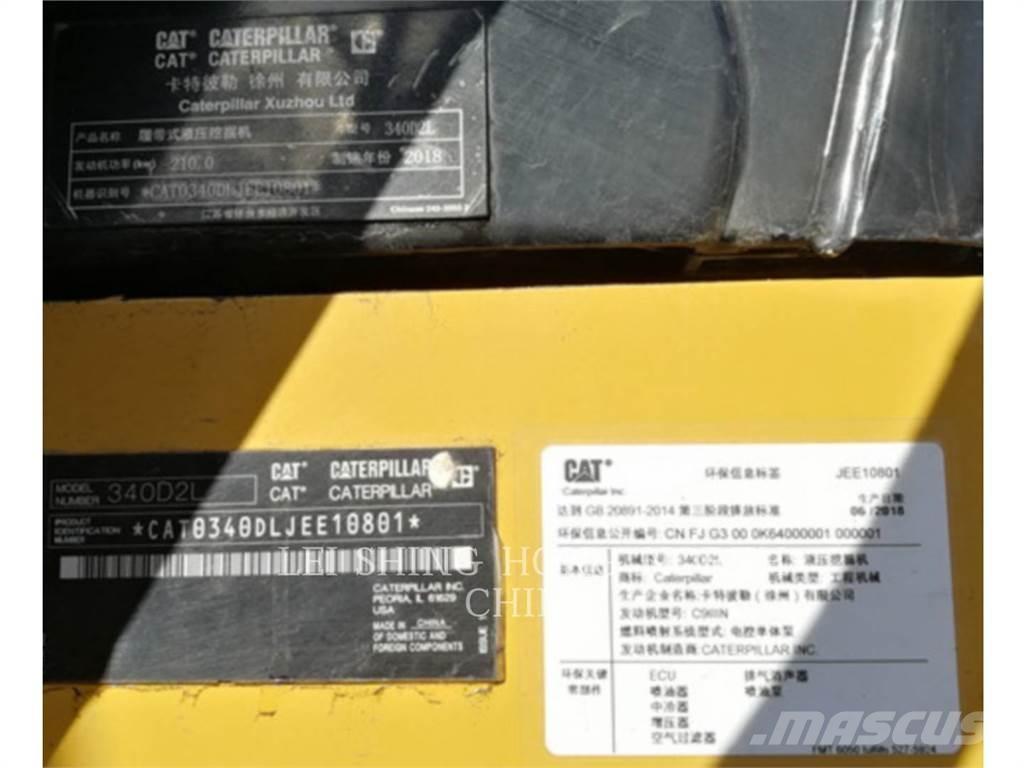 CAT 340D2L Crawler excavators