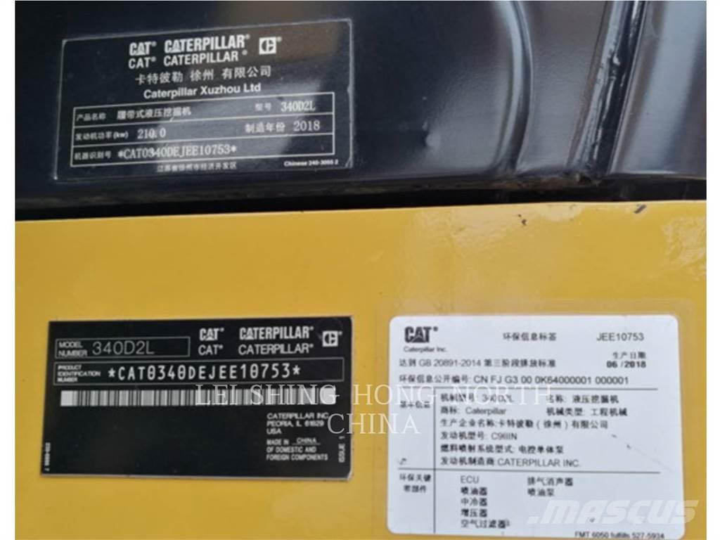 CAT 340D2L Crawler excavators