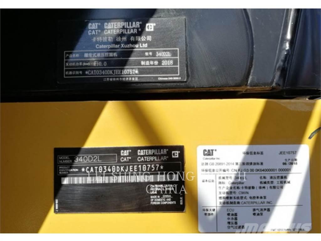 CAT 340D2L Crawler excavators