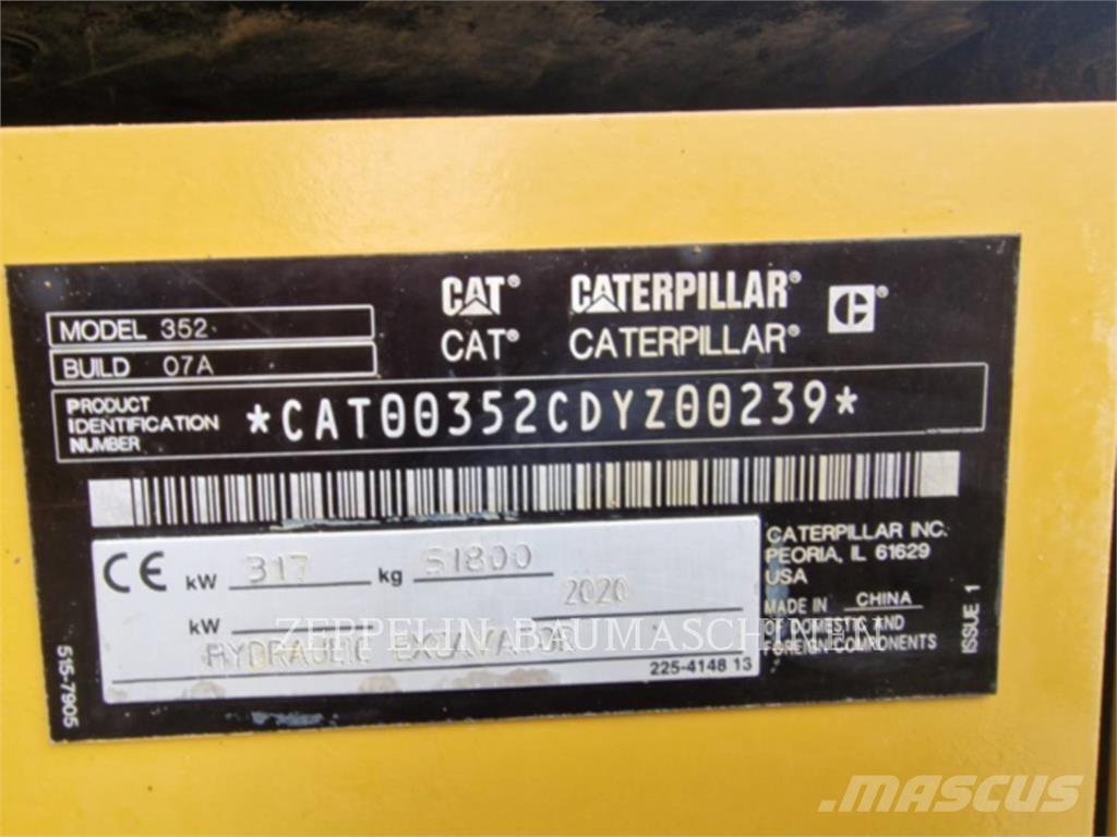 CAT 352-07A Crawler excavators