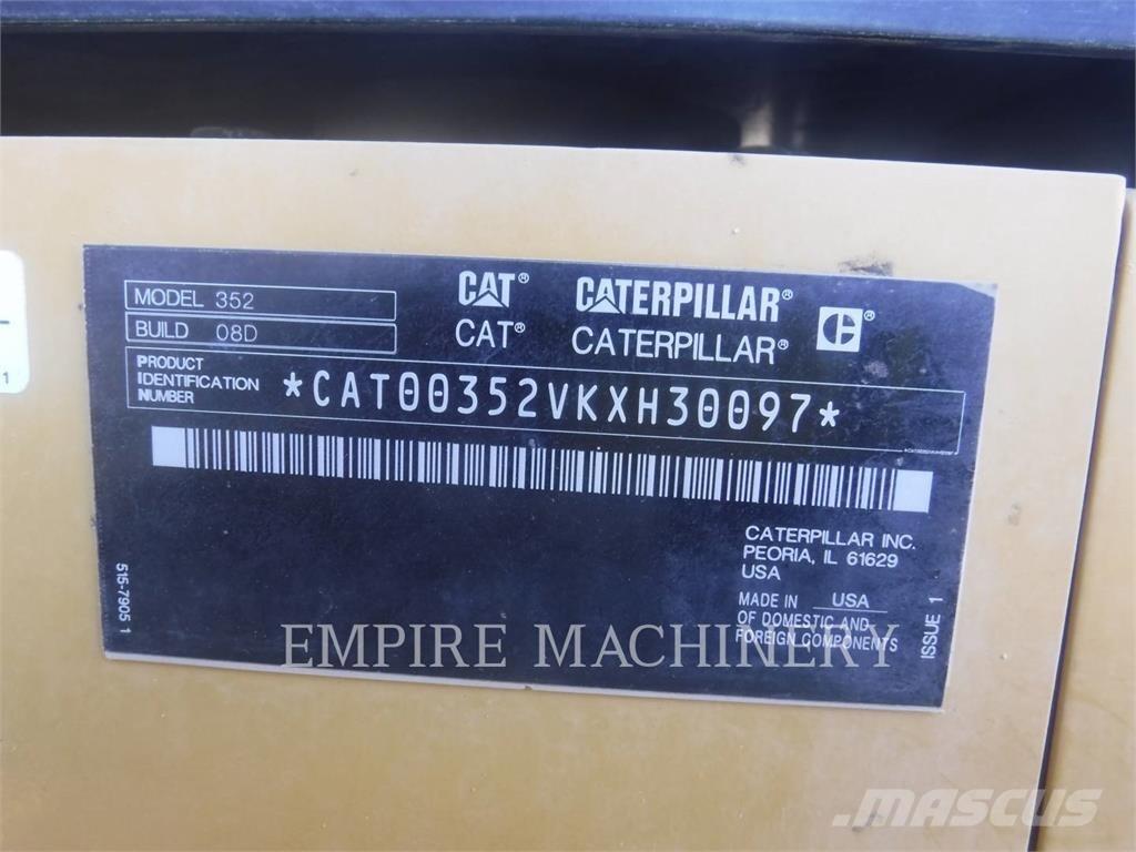 CAT 35208FG Crawler excavators