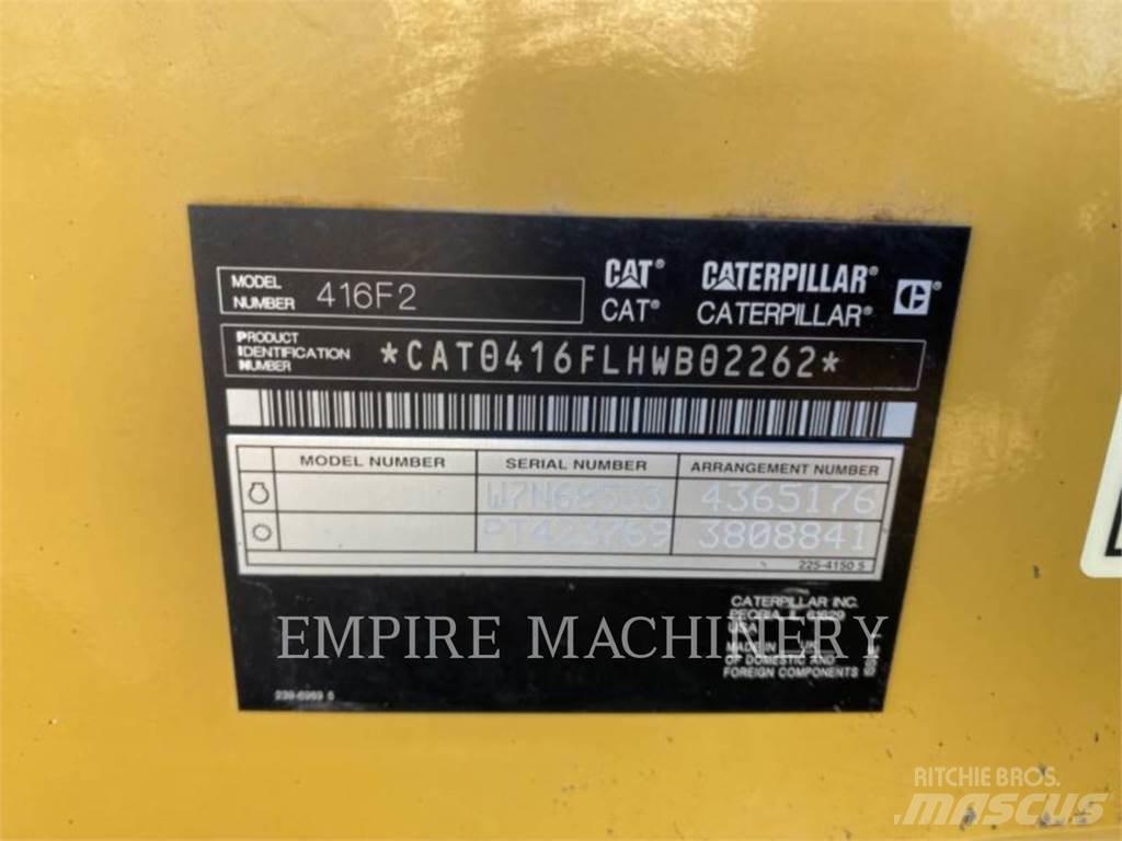 CAT 416F2 4EO Backhoe loaders