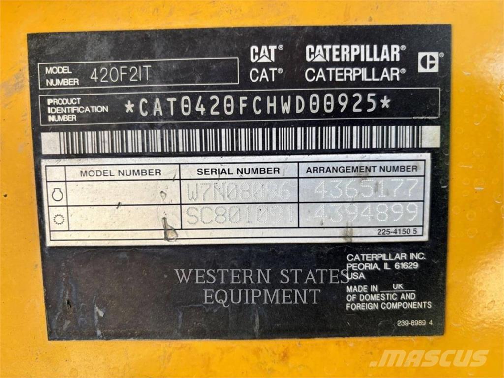 CAT 420F2 Backhoe loaders