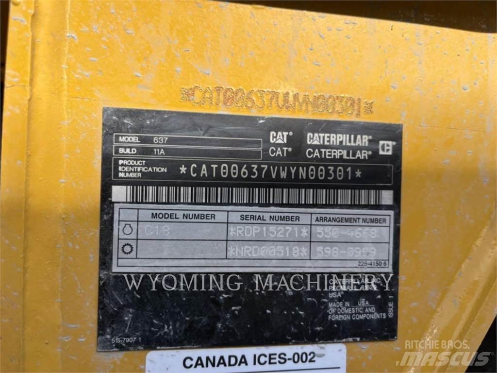CAT 637 Scrapers