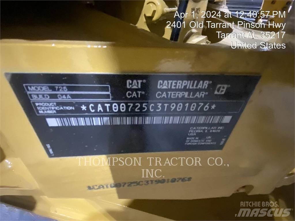 CAT 725 Articulated Dump Trucks (ADTs)