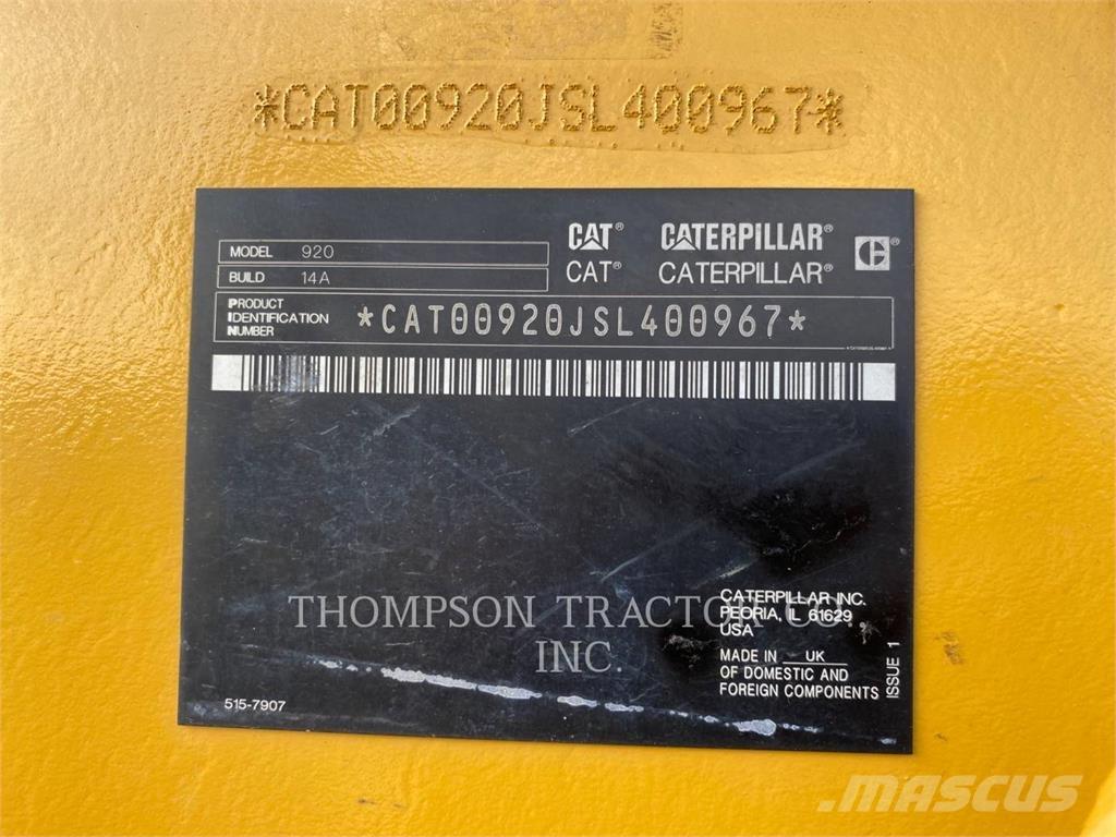 CAT 920 Wheel loaders