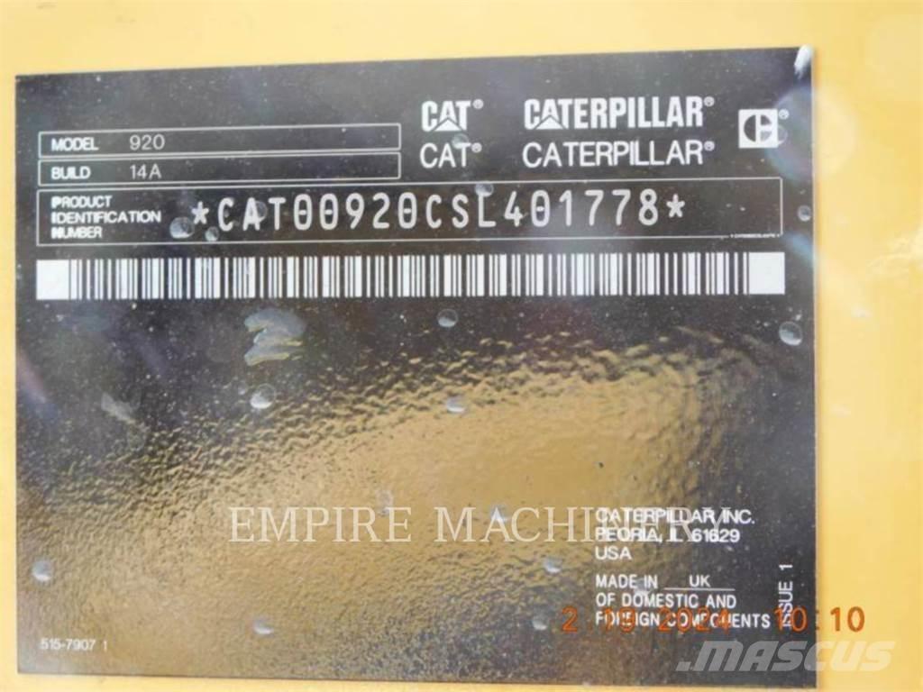 CAT 920-14 FC Wheel loaders