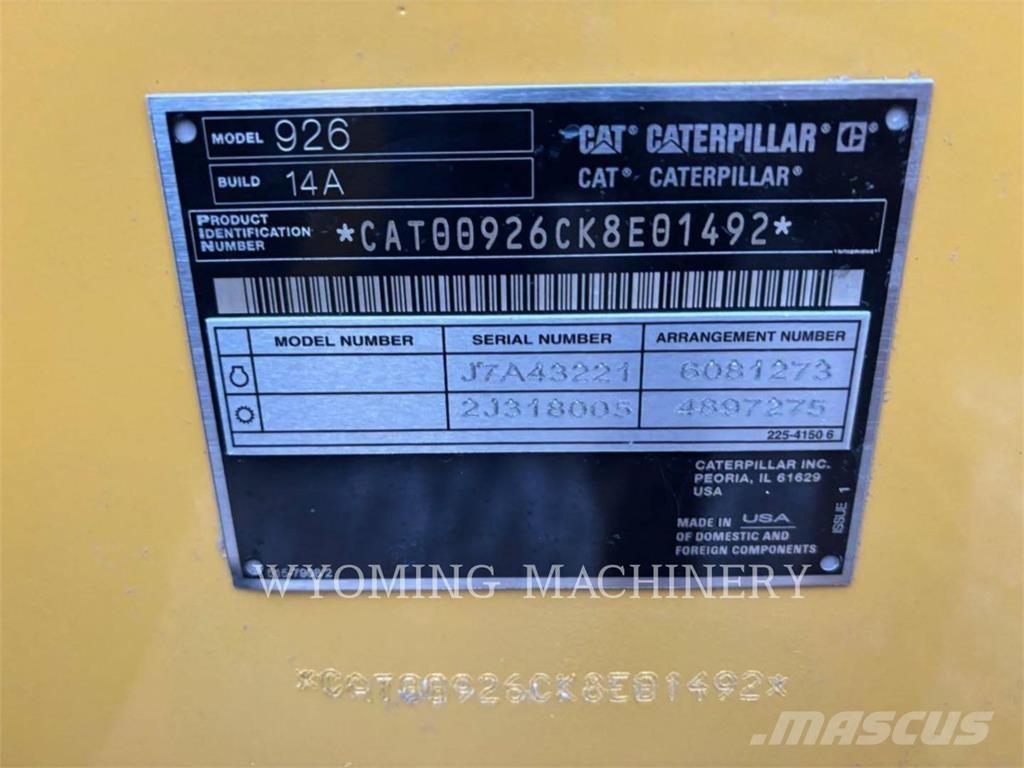 CAT 926 Wheel loaders
