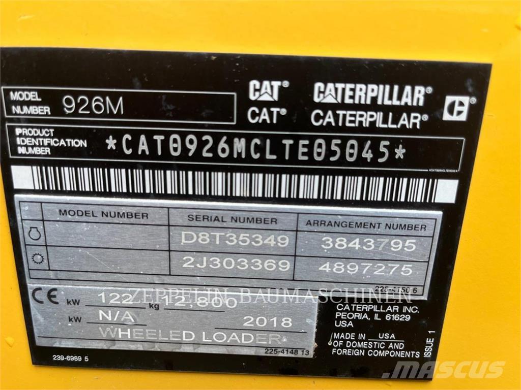 CAT 926M Wheel loaders