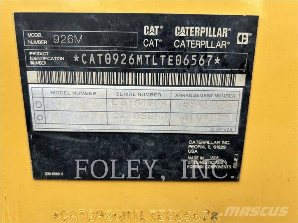 CAT 926M Wheel loaders