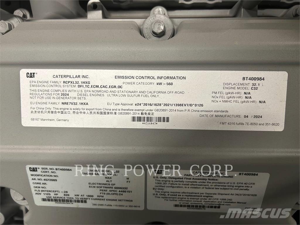 CAT C32 Industrial engines