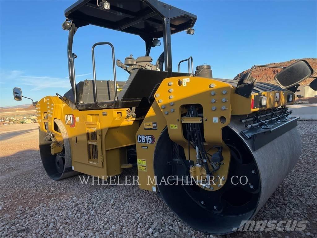 CAT CB15 CW VV Twin drum rollers