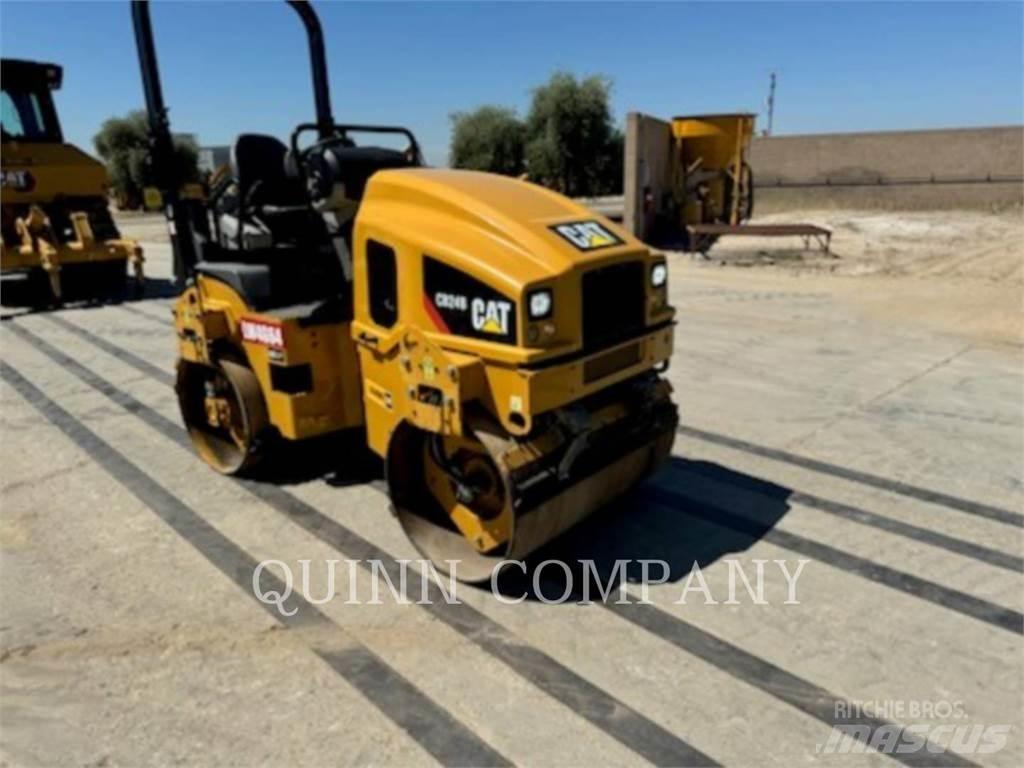 CAT CB24B Twin drum rollers