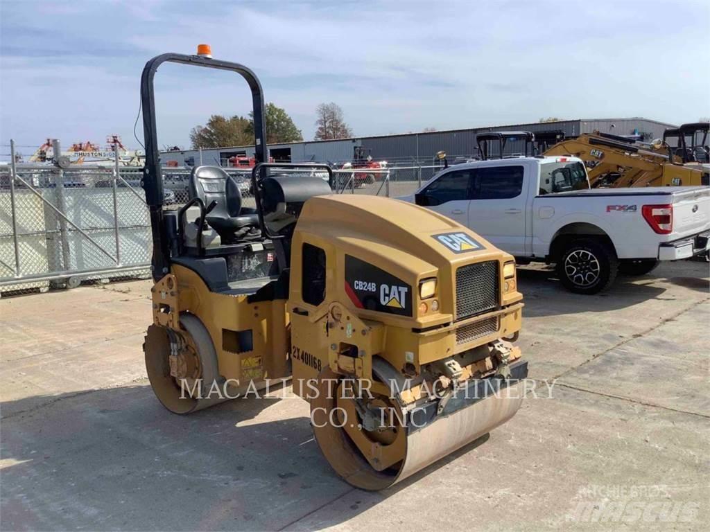 CAT CB24B Twin drum rollers