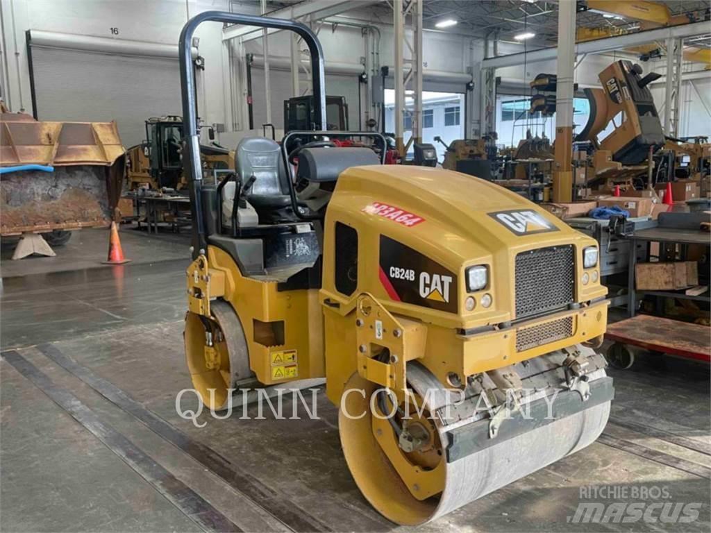 CAT CB24B Twin drum rollers