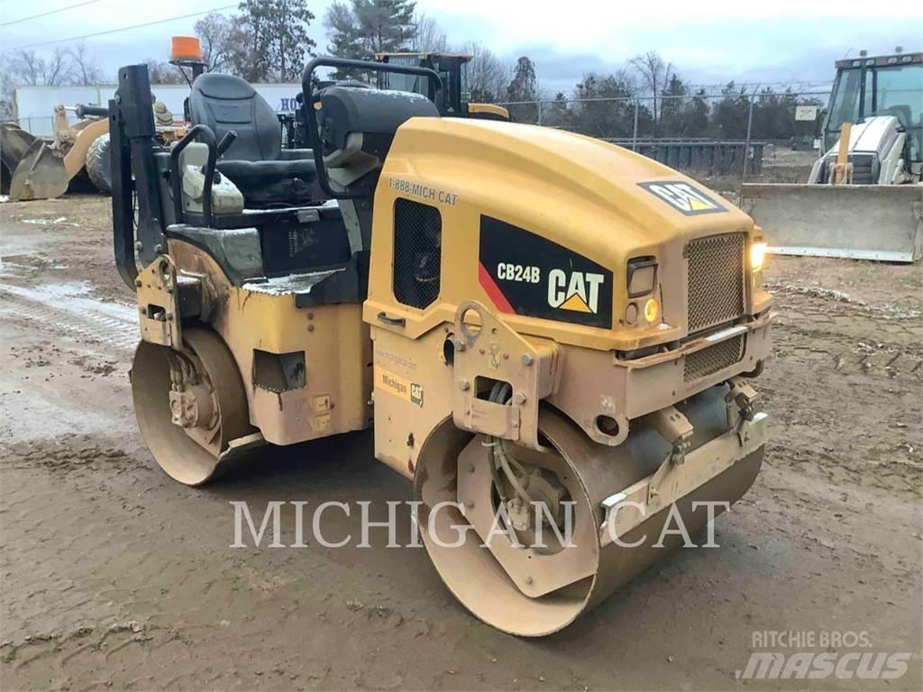 CAT CB24B Twin drum rollers