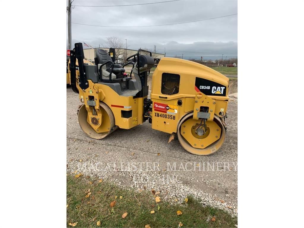 CAT CB34B Twin drum rollers