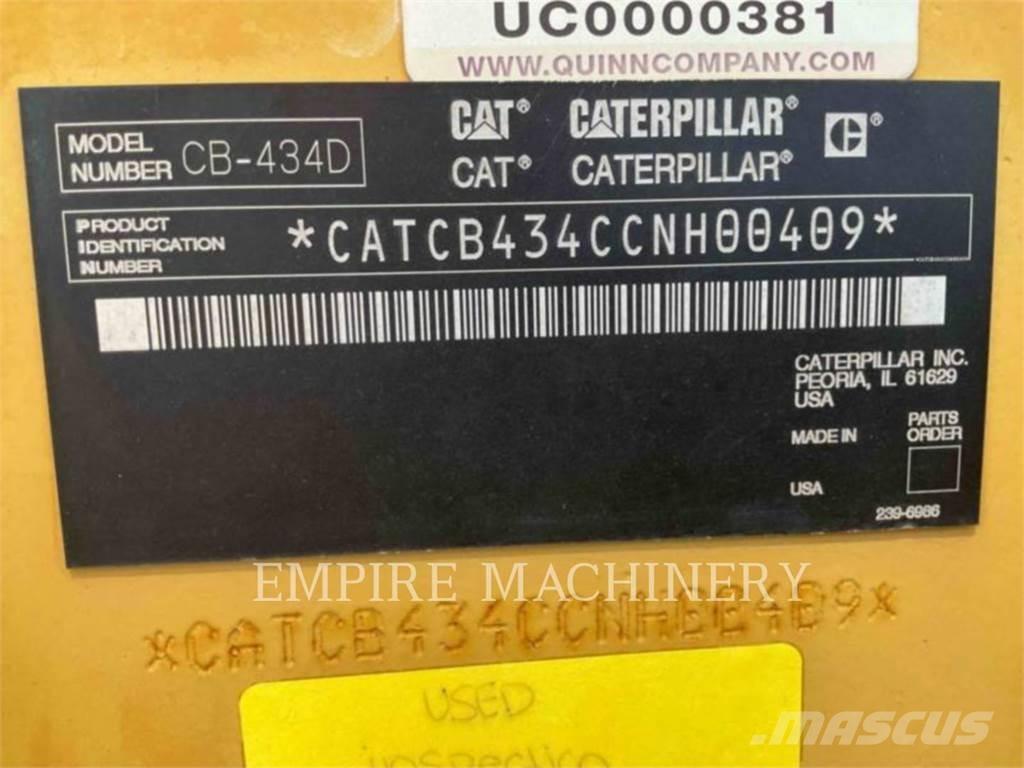 CAT CB434D Twin drum rollers