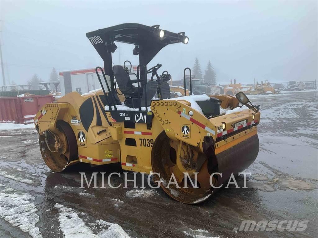 CAT CB54 XW Twin drum rollers