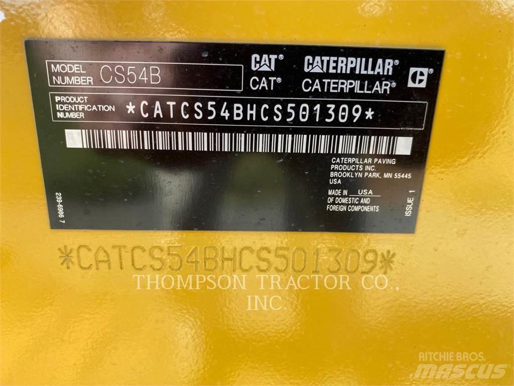 CAT CS54B Single drum rollers