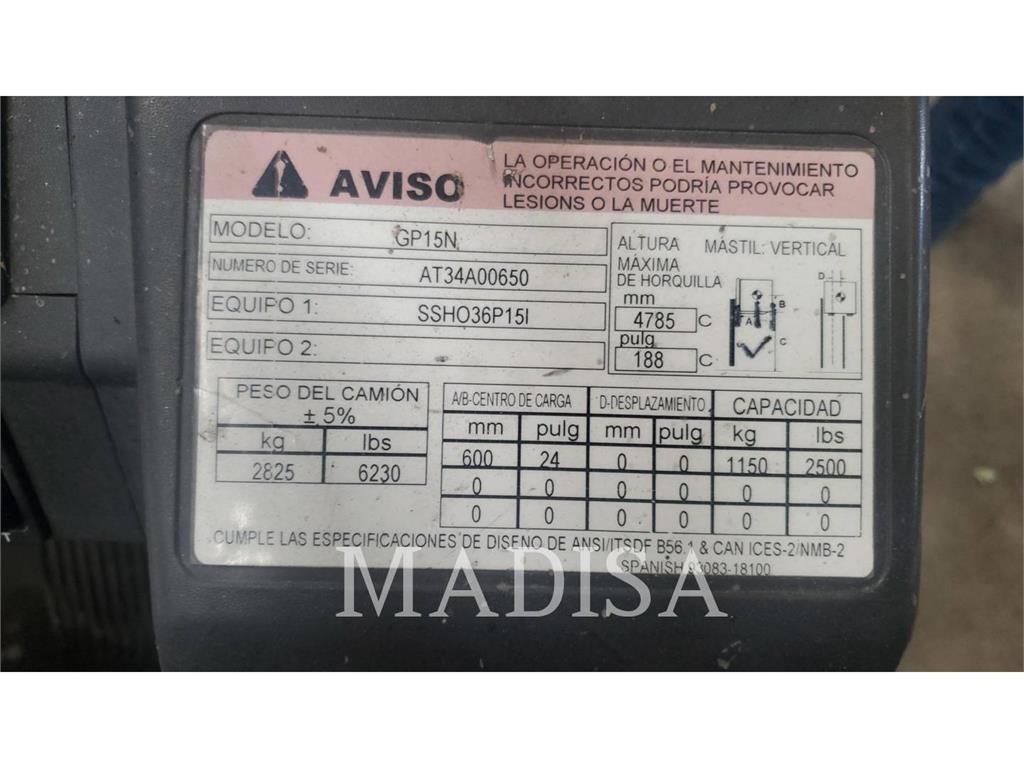 CAT GP15N5-LE LPG trucks