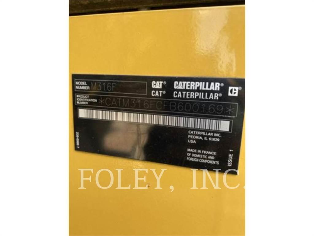 CAT M316F Wheeled excavators