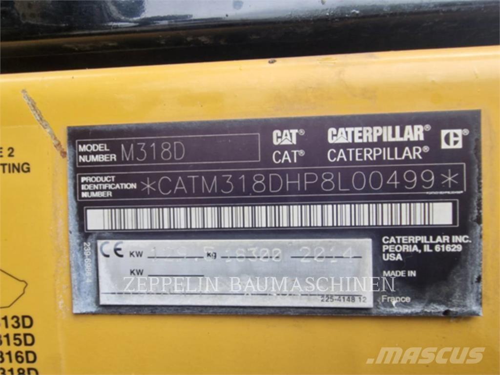CAT M318D Wheeled excavators