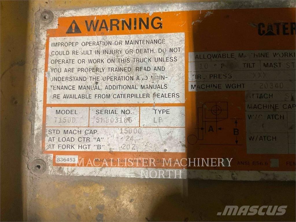CAT T150D Forklift trucks - others