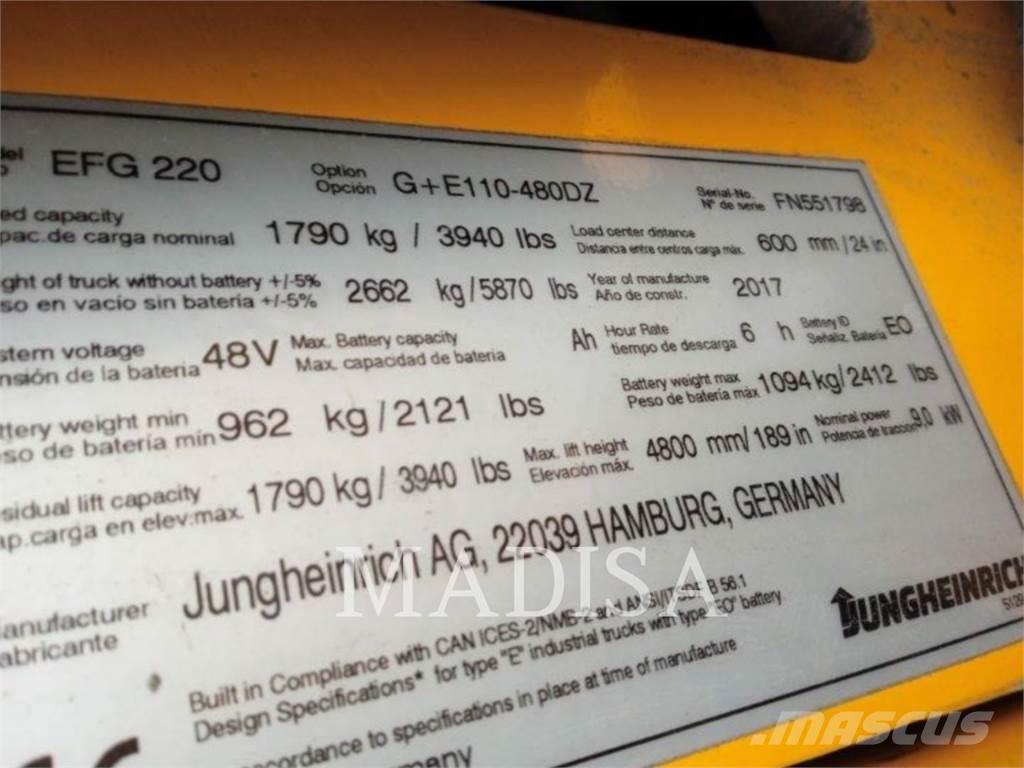 Jungheinrich EFG 220 Forklift trucks - others