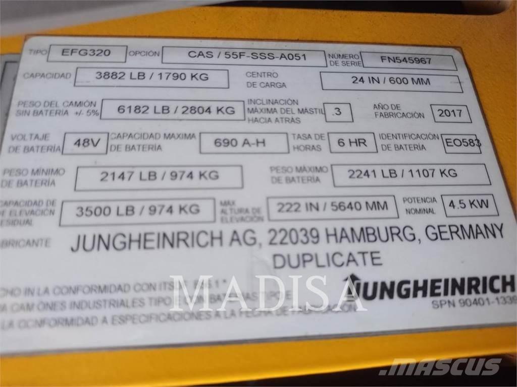 Jungheinrich EFG320-48V Forklift trucks - others