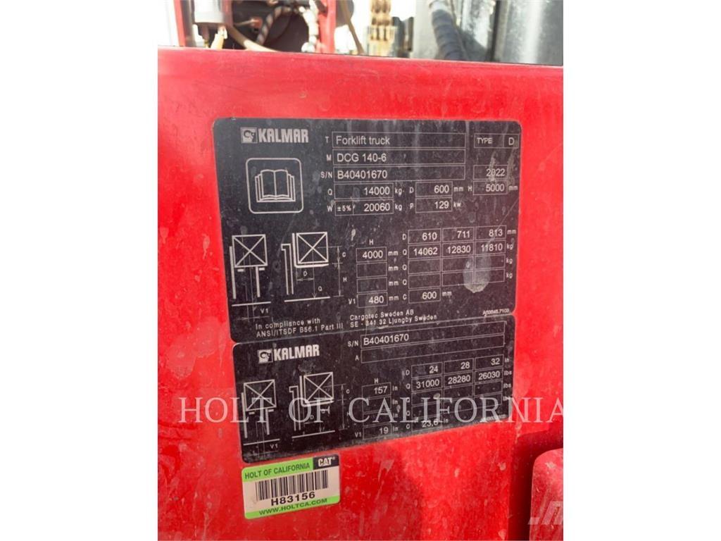 Kalmar DCG140-6 Diesel trucks