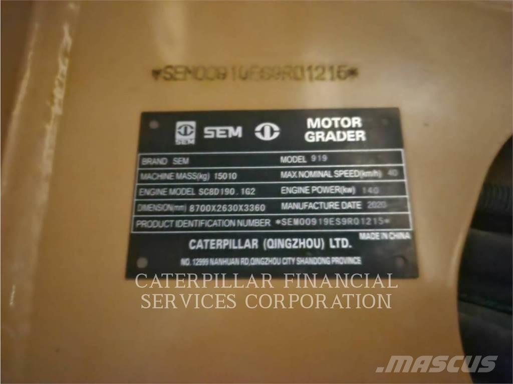 SEM MACHINERY SEM919 Graders