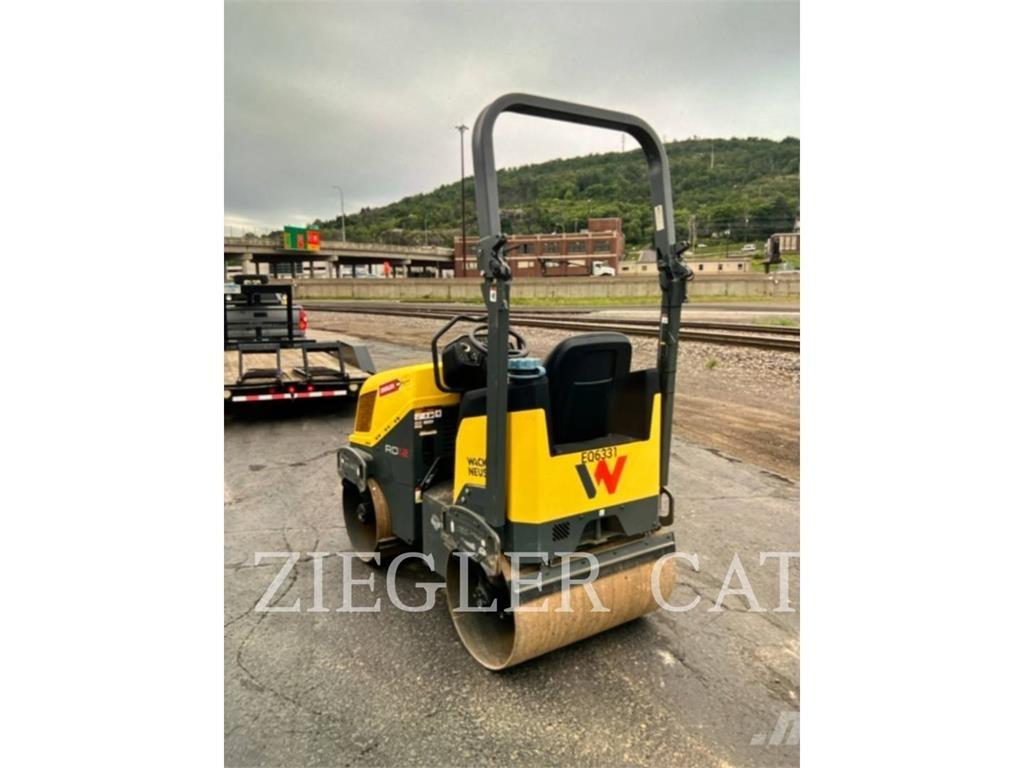 Wacker RD12A Twin drum rollers