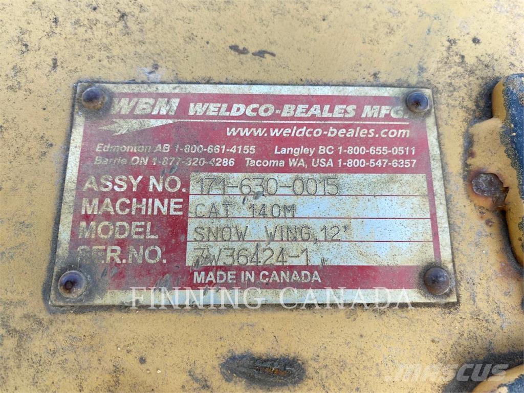 Weldco Beales 140M Snow throwers