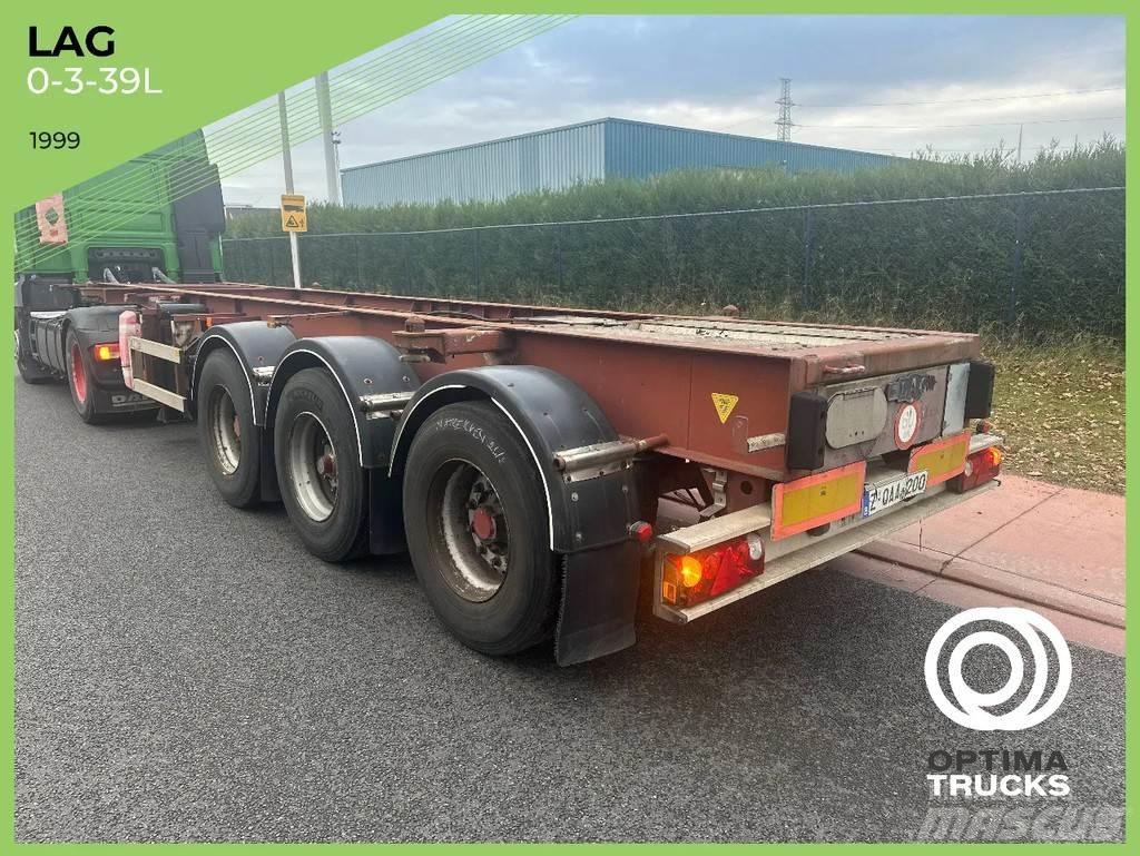 LAG 0-3-39L Containerframe semi-trailers