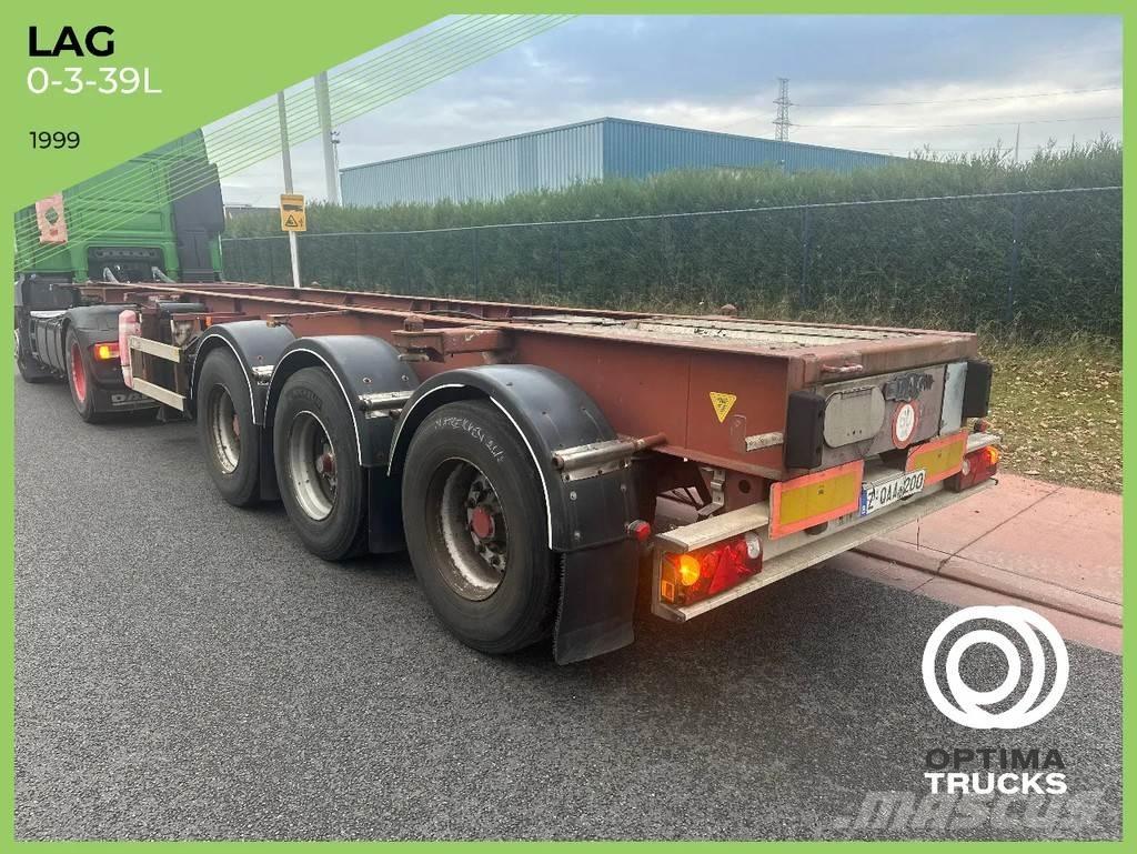 LAG 0-3-39L Containerframe semi-trailers