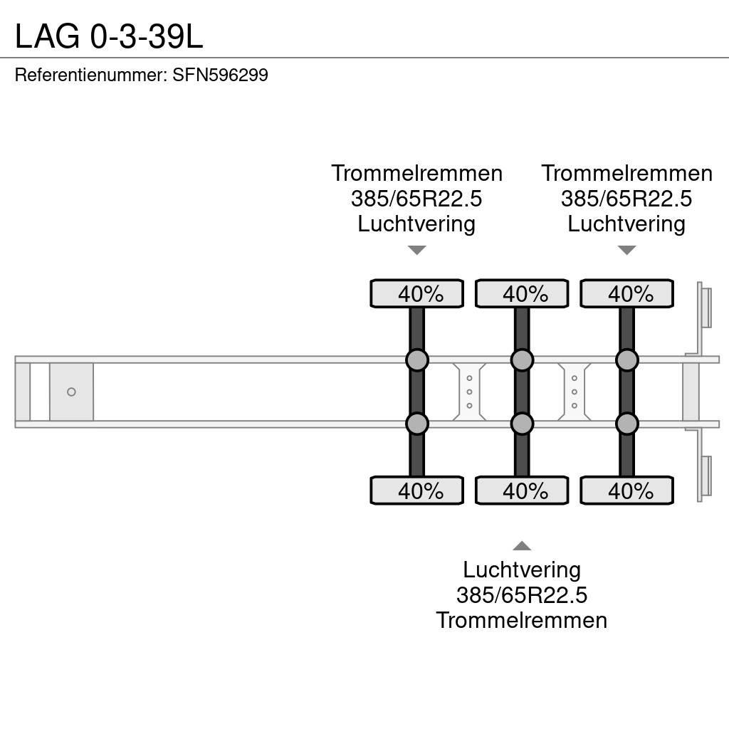 LAG 0-3-39L Containerframe semi-trailers