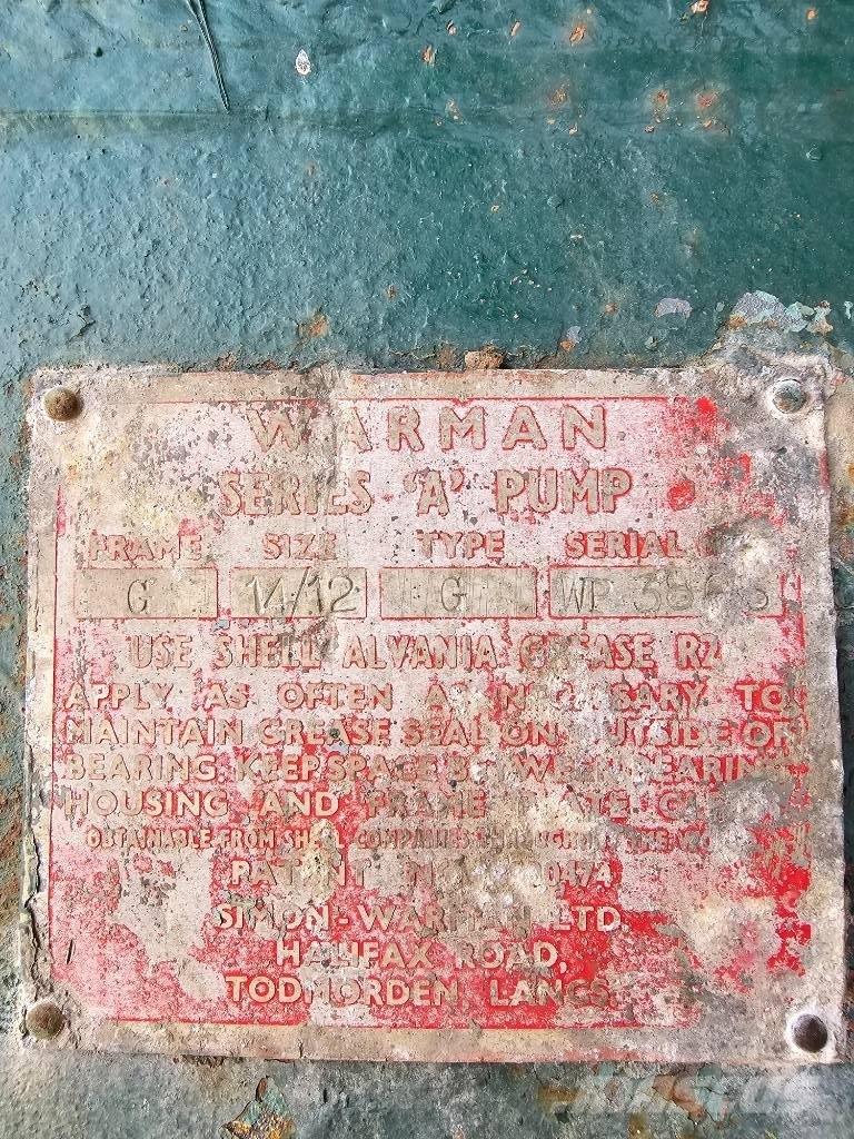 Warman pump 14/12'' Dredgers