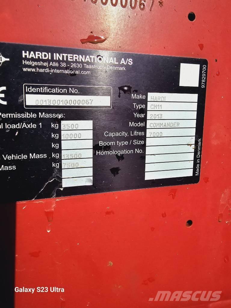Hardi Commander 7000 Trailed sprayers