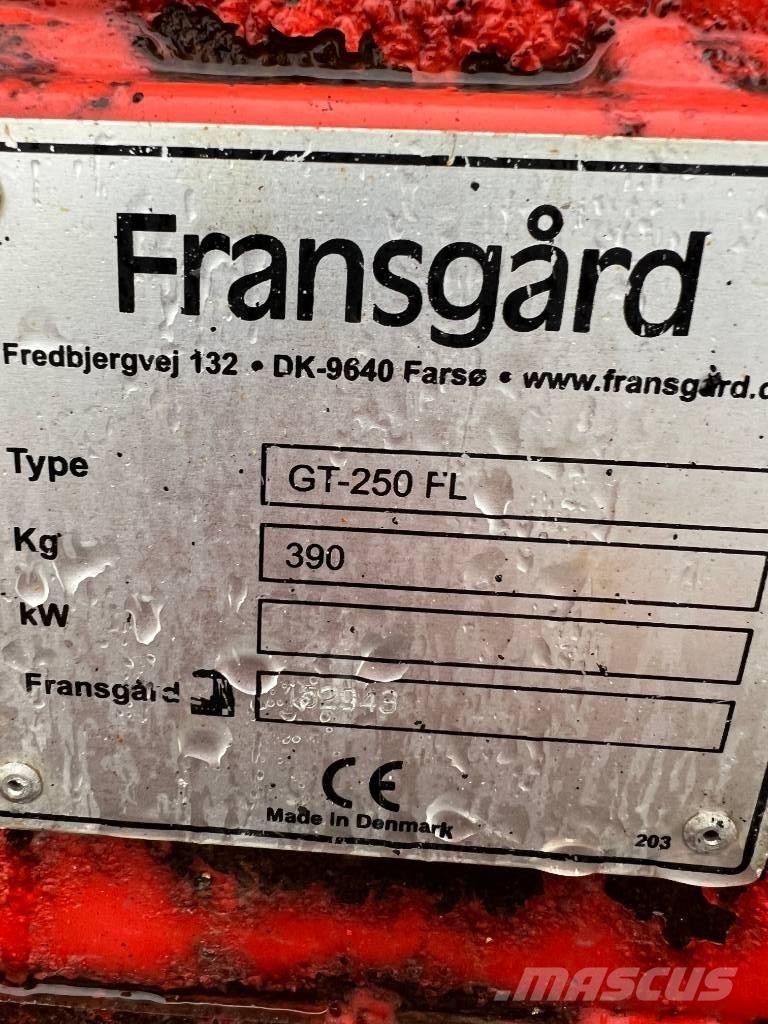 Fransgård GT 250 FL Snow blades and plows