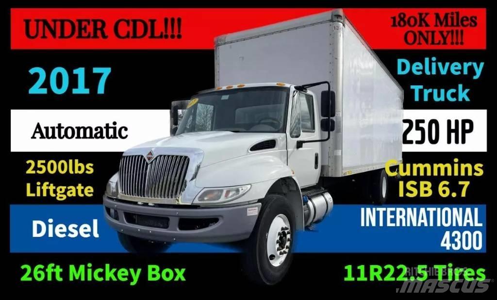 International 4300 Box body trucks