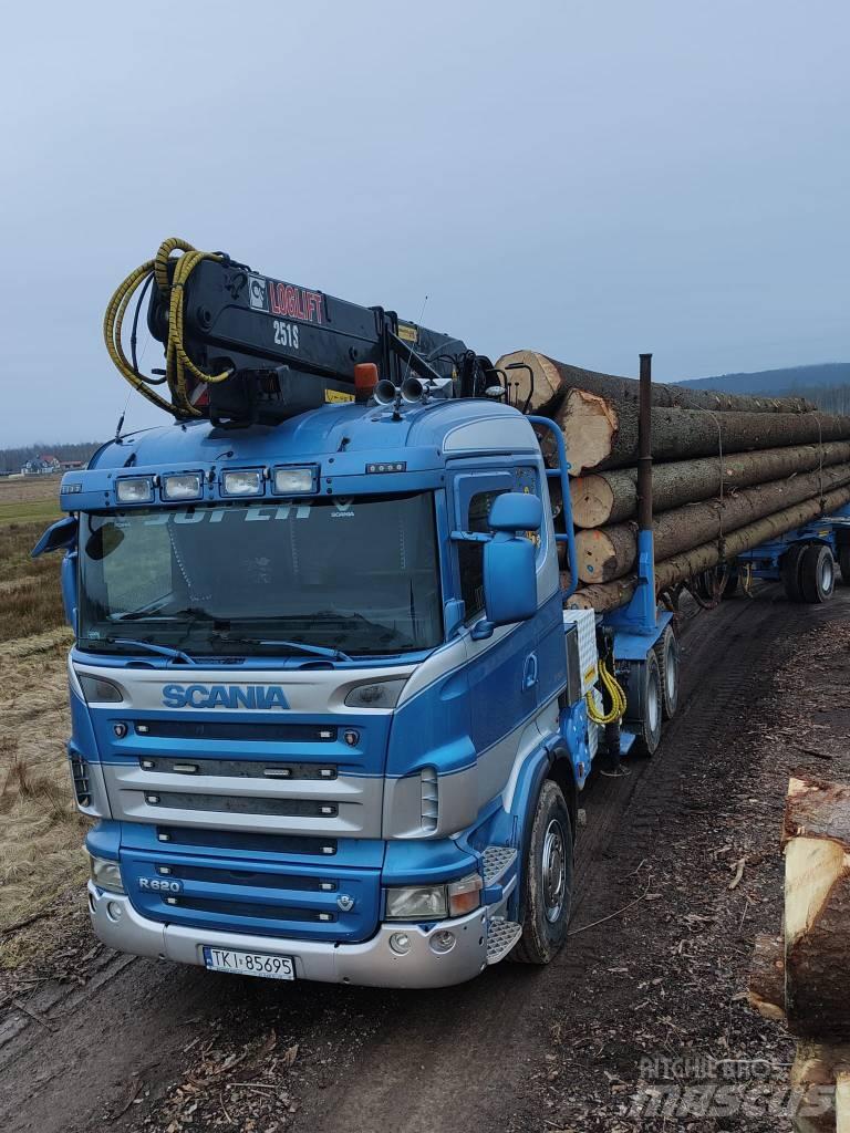 Scania R 620 Timber trucks