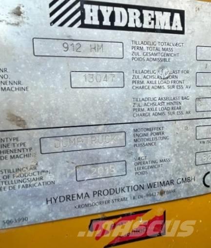 Hydrema 912 HM Articulated Dump Trucks (ADTs)