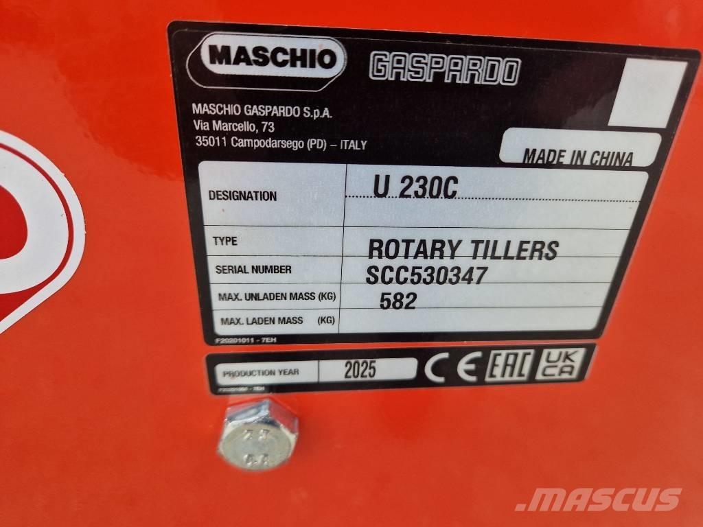 Maschio U 230 Power harrows and rototillers